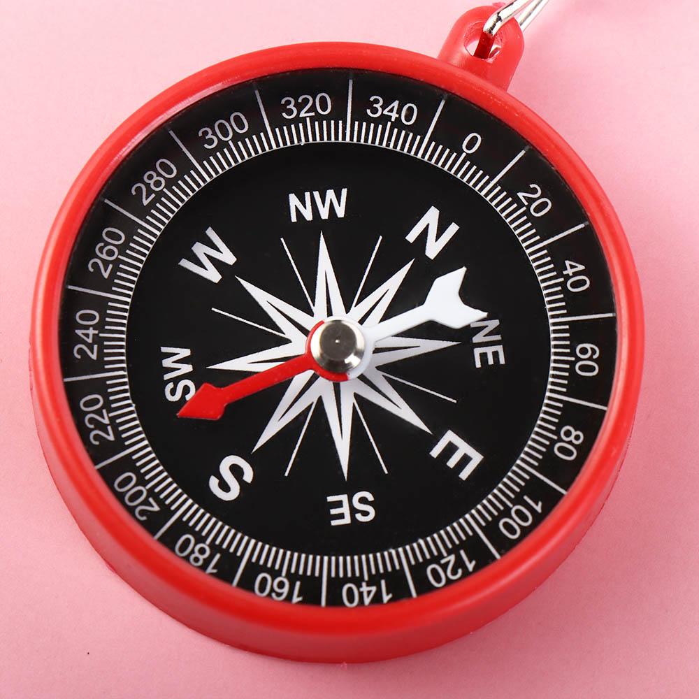 Compass Keychain Mini - Outdoor-Camping Taschenkompass Schlüsselanhänger Klettern Wandern Mini-Kompass