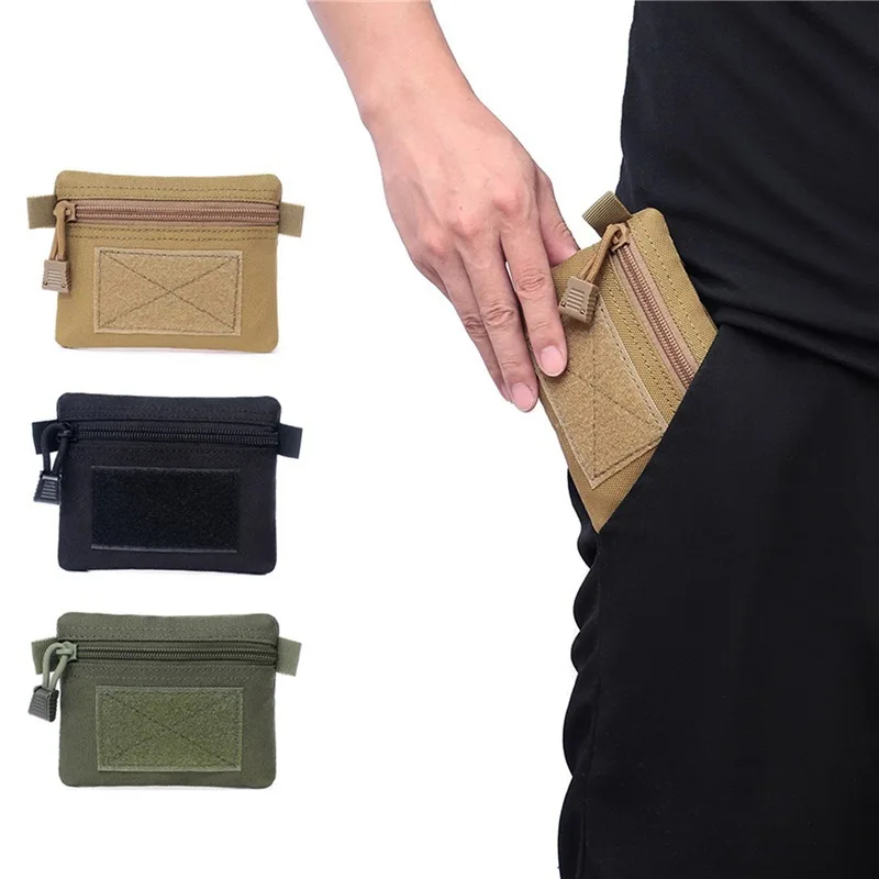 Edc Concealed Carry - Wasserdichte Outdoor-Camping-EDC-Molle-Geldbörse, tragbare Reise-Reißverschluss-Hüfttasche für Wandern