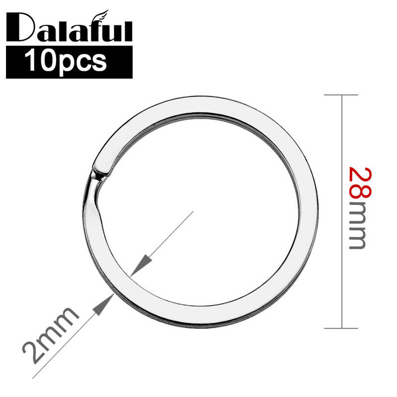 Compass Keychain Mini - 10 stücke 28mm Keychain Split Ringe