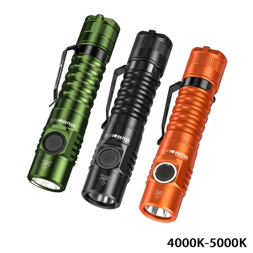 Edc Carry Flashlight - Wurkkos FC11C EDC Taschenlampe 519A 18650