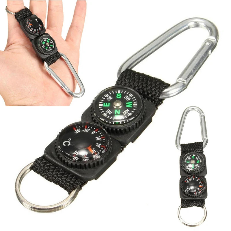 Compass Keychain Mini - 1pc Universal Multifunktions 3 In 1