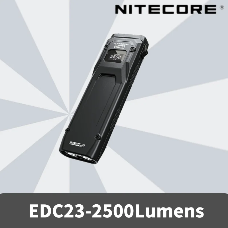 Edc Carry Flashlight - NITECORE EDC23 EDC-Taschenlampe 2500 Lumen mit