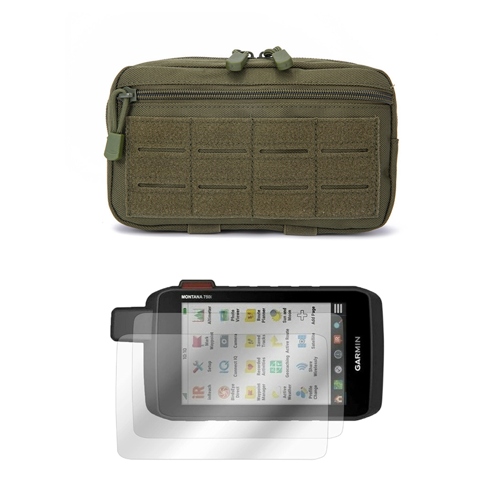 Edc Deep Carry - Taktische Sport-Hüfttasche Molle EDC-Etui + Displayschutzfolie