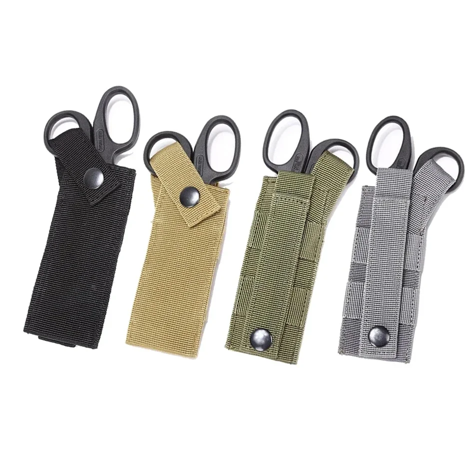 Edc Carry Flashlight - Taktische Molle Medizinische Schere Tasche Taschenlampe