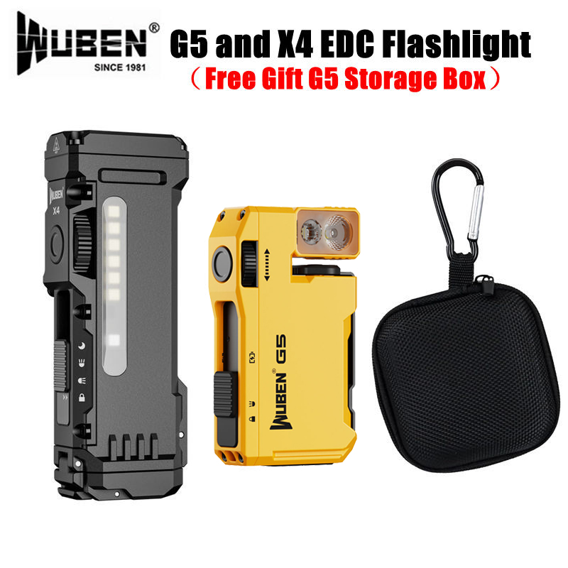 Edc Carry Flashlight - WUBEN G5 & X4 EDC Taschenlampe