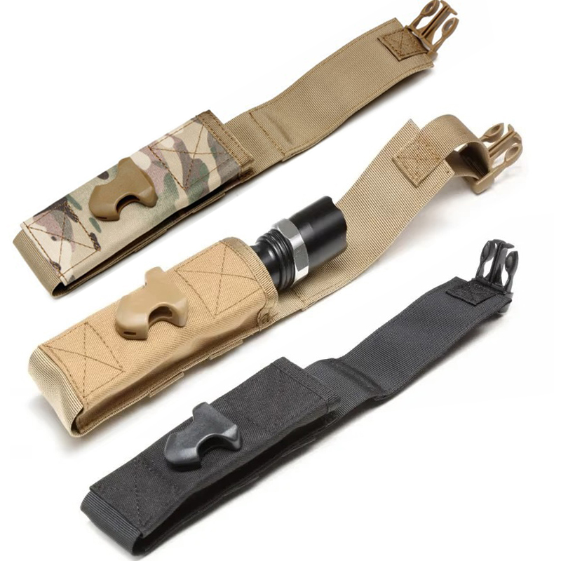 Edc Carry Fanny Pack - Taschenlampe Tasche Taschenlampe Halter Fall Molle
