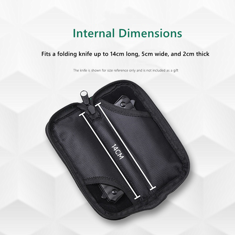 Edc Carry Pocket Pouch - Tragbare Messerscheide, Nylon-Klappmessertasche, EDC-Taschenmesser-Tragetasche und schützende
