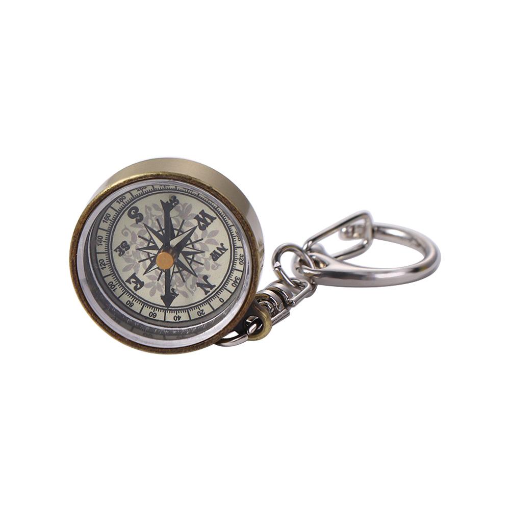 Goldfarbenes Navigationswerkze – Compass Keychain Mini Bewertung und Preis