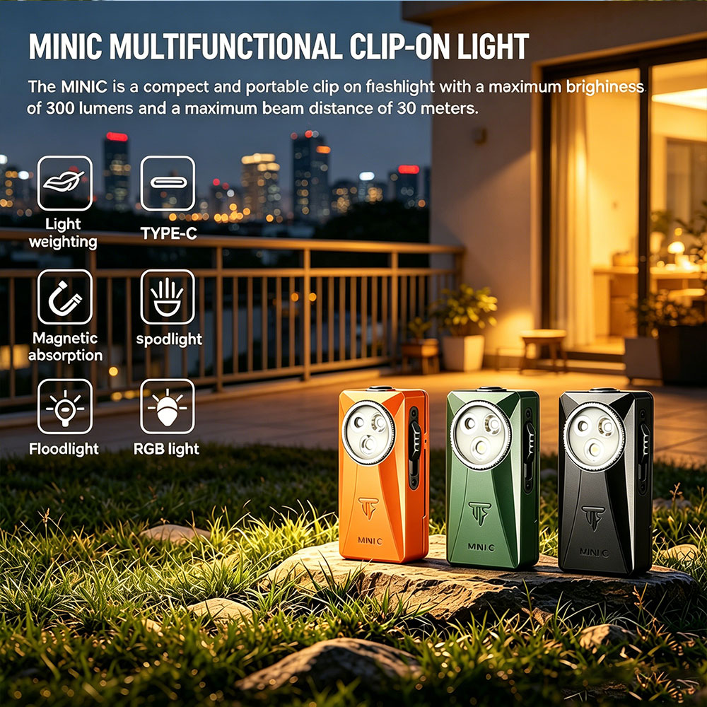 Trustfire MINIC 800 Lumen EDC  – Edc Carry Flashlight Bewertung und Preis