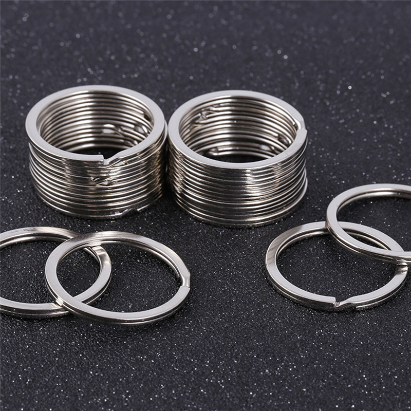 10 stücke 28mm Keychain Split  – Compass Keychain Mini Bewertung und Preis