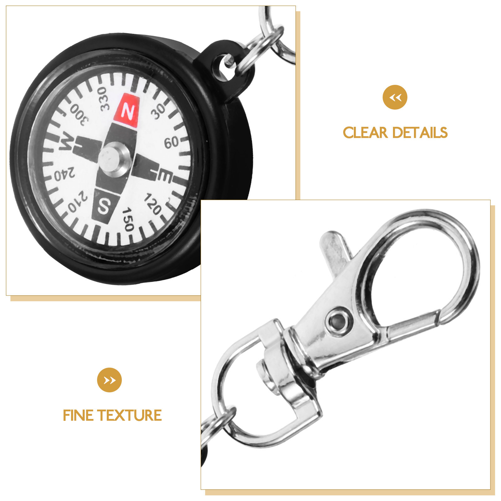 Plastik-Taschenkompass Outdoor – Compass Keychain Mini Bewertung und Preis