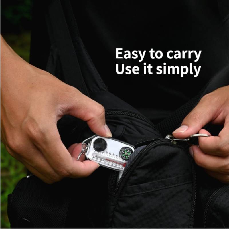 Mini Outdoor-Überlebens-Schlüs – Compass Keychain Mini Bewertung und Preis